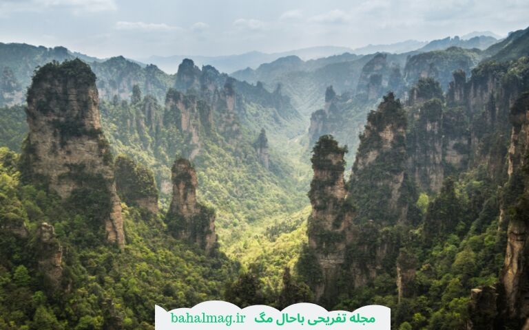 در کشور چین پارک ملی ژانگجیاجی ولینگ یانگ