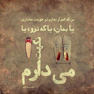من که اسرار ندارم تو خودت مختاری یا بمان یا که نرو یا نگهت میدارم