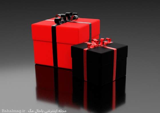 کادوی قرمز و مشکی