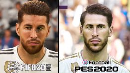مقایسه چهره بازیکنان رئال مادرید در بازی FIFA 20 و PES 20