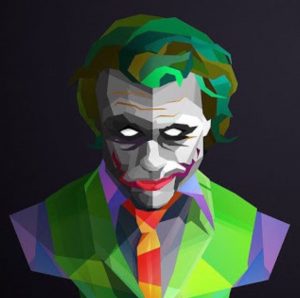 نقاشی جوکر برای پروفایل