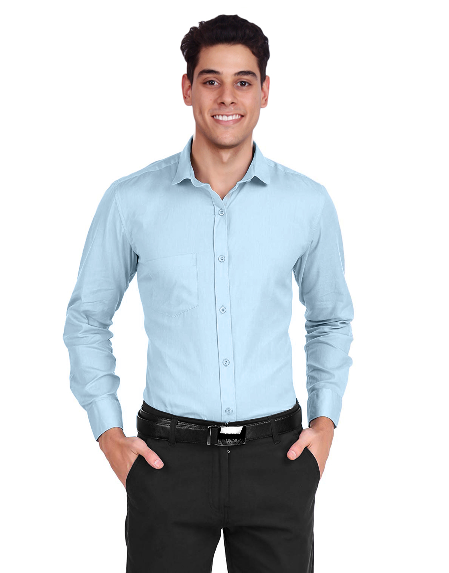 پیراهن آبی روشن مناسب عید نوروز 99