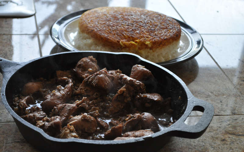 طرز تهیه فسنجون غذای مورد علاقه ی ایران