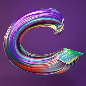 عکس حرف c برای پروفایل رنگارنگ