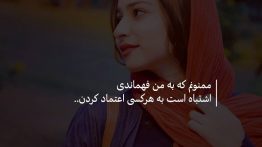 عکس نوشته ممنونم که به من فهماندی
