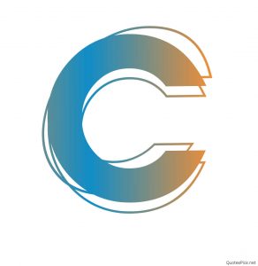 عکس پروفایل حرف c آبی زیبا