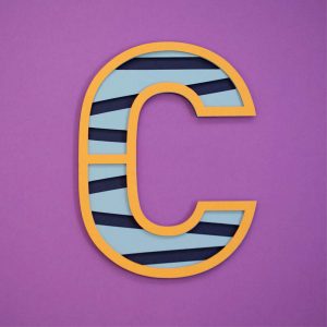 عکس پروفایل زیبای c نقاشی