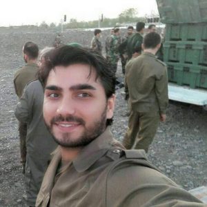 سلفی شهید بابک نوری در جبهه