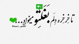 عکس نوشته تا خرخره دلم بغلتو میخواد
