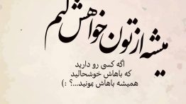 عکس نوشته میشه ازتون خواهش کنم ؟