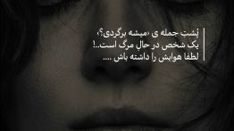 عکس نوشته پشت جمله میشه برگردی ؟