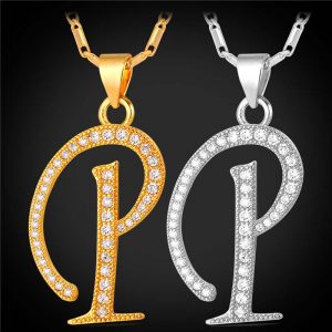 عکس پروفایل حرف p نقره و طلایی