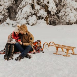 عکس پروفایل دو نفر زمستانی باحال