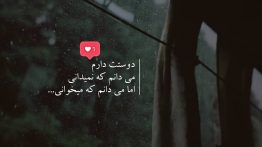 عکس نوشته دوست دارم ، میدانم که نمیدانی