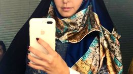 عکس دیدنی الناز شاکر دوست با حجاب