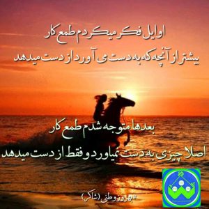 عکس پروفایل انسان طمعکار
