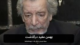 بهمن مفید درگذشت