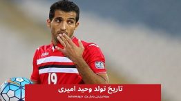 تاریخ تولد وحید امیری