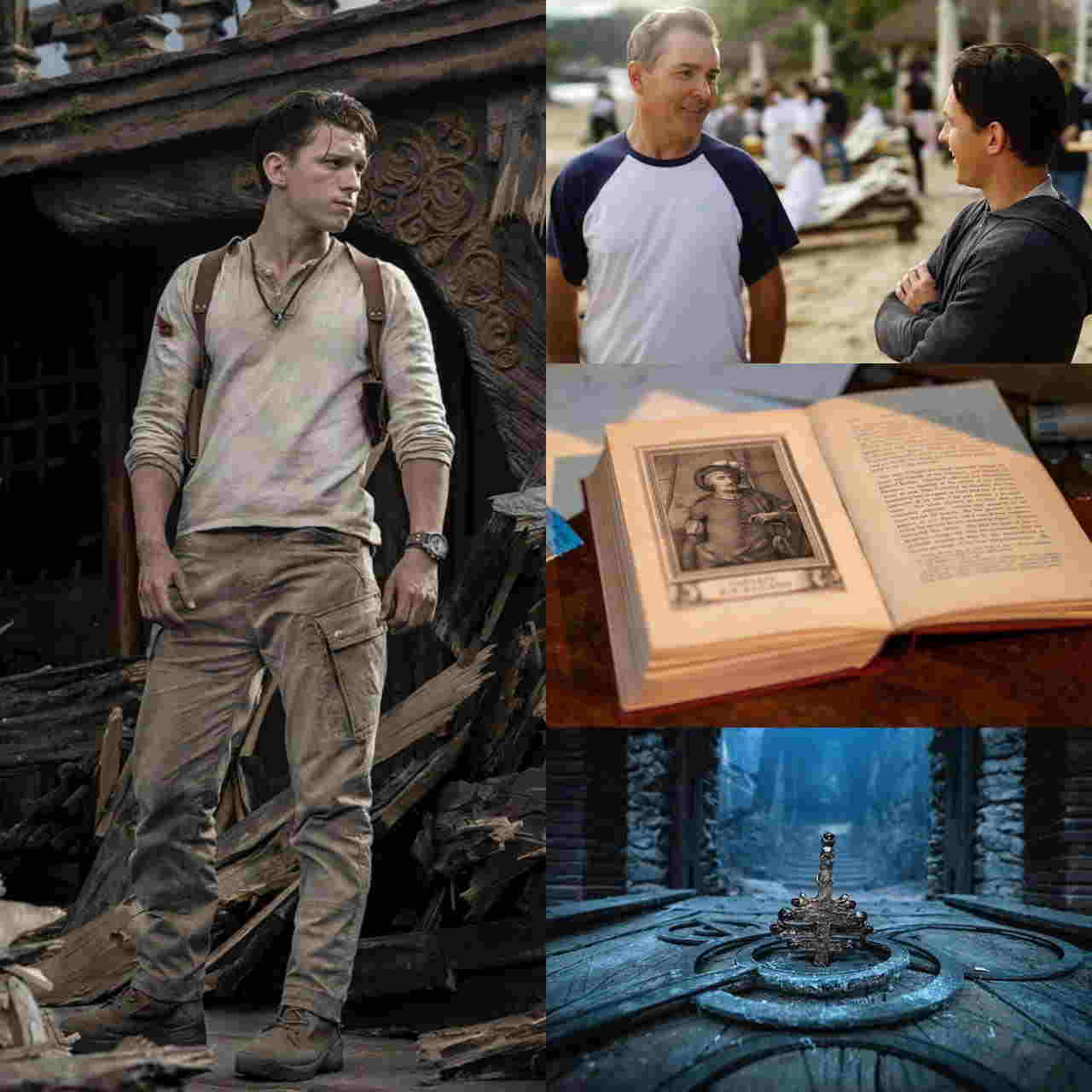 نخستین تصویر از تام هالند در نقش نیتن دریک در فیلم Uncharted
