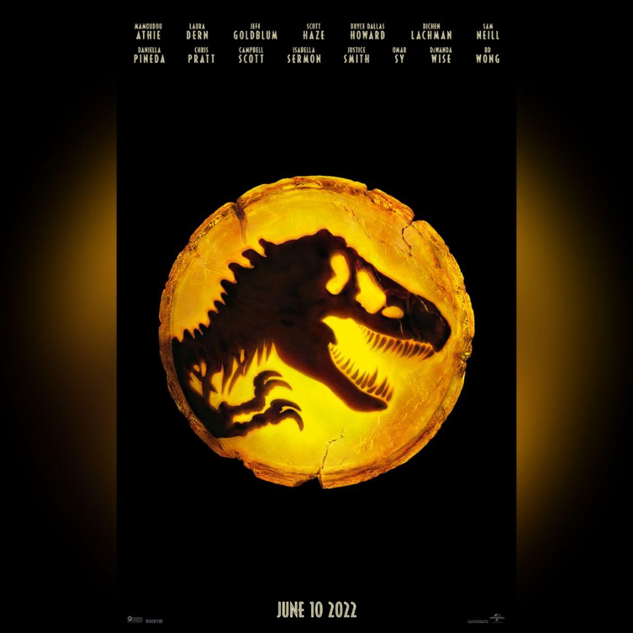 نخستین پوستر رسمی از فیلم Jurassic World Dominion