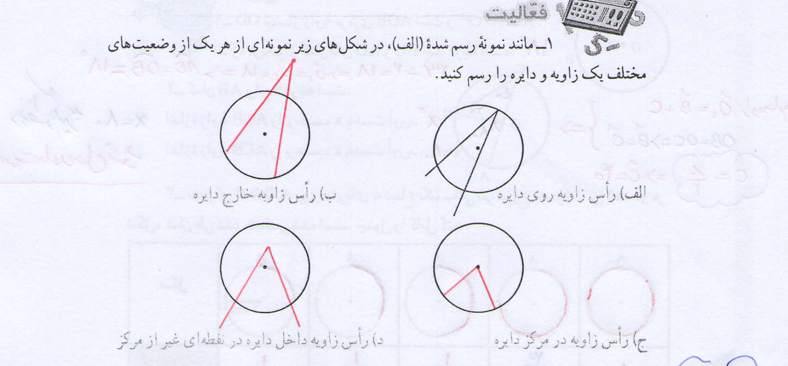 جواب فعالیت صفحه 146 ریاضی هشتم