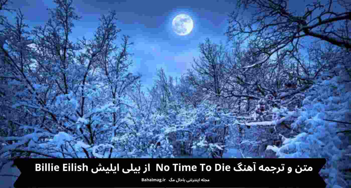 متن و ترجمه آهنگ No Time To Die