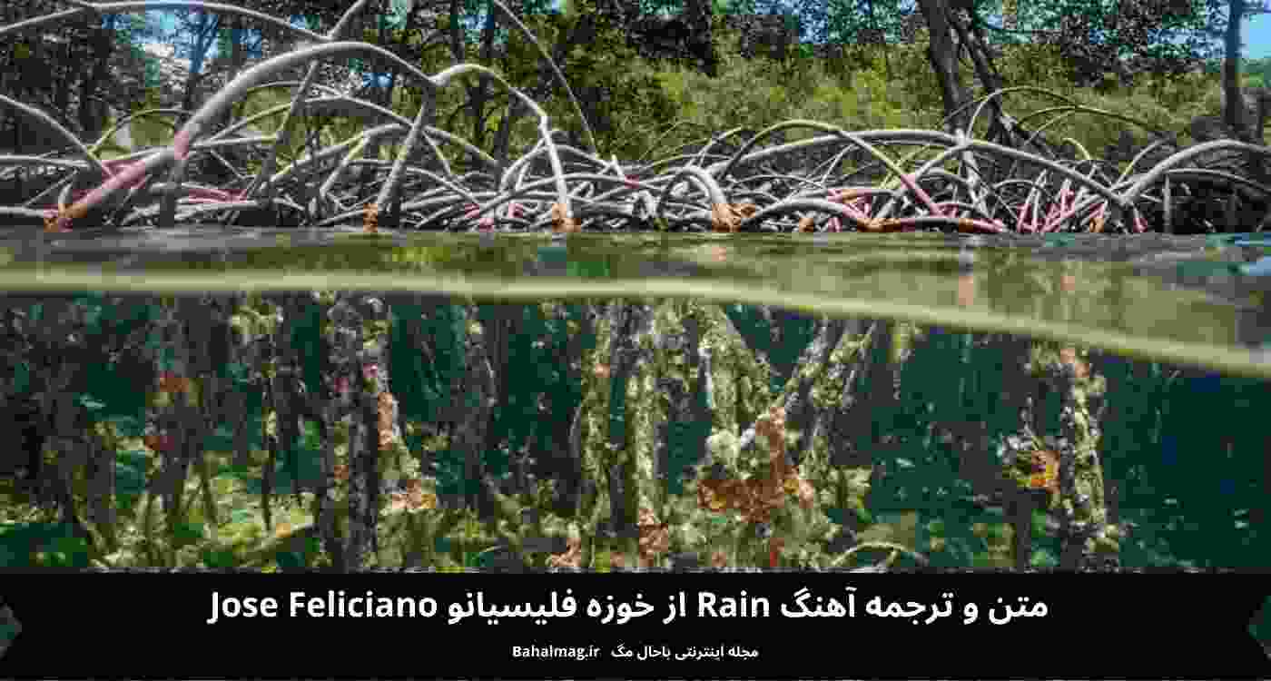 متن و ترجمه آهنگ Rain