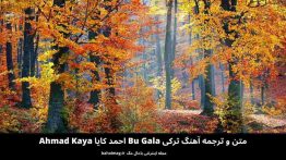 متن و ترجمه آهنگ ترکی Bu Gala احمد کایا Ahmad Kaya