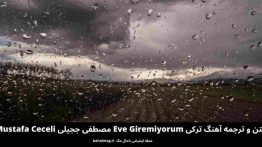 متن و ترجمه آهنگ ترکی Eve Giremiyorum مصطفی ججیلی Mustafa Ceceli