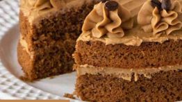 کیک دو لایه با قهوه + طرز تهیه