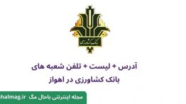 بانک کشاورزی در اهواز