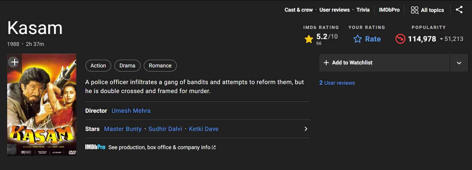 مشخصات IMDB سریال به عشق تو سوگند