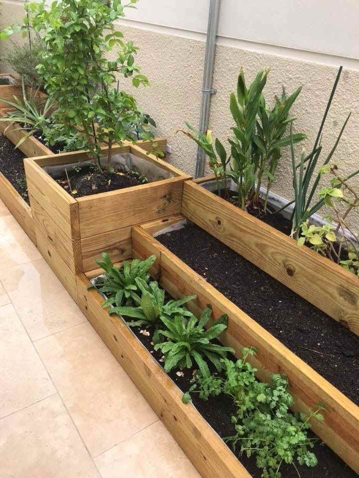 فلاور باکس چوبی