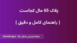 پلاک ۶۵ مال کجاست