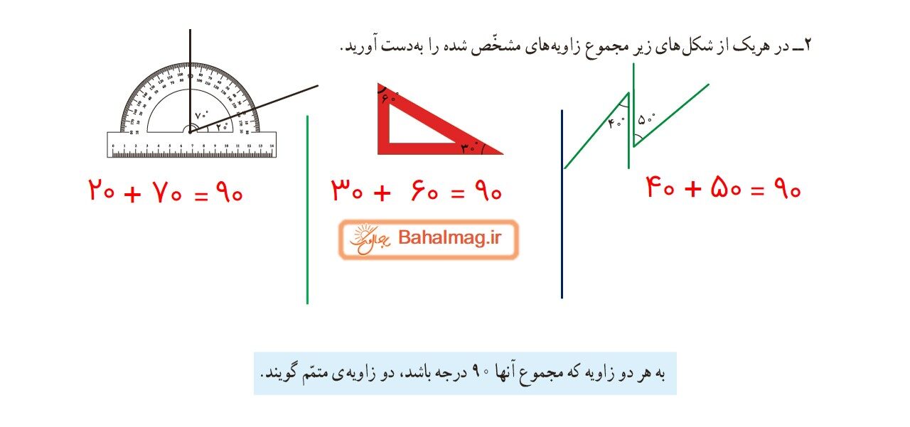جواب صفحه 103 ریاضی ششم قسمت دوم