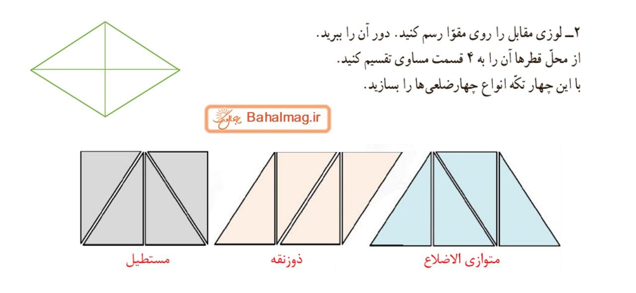 جواب صفحه 129 ریاضی چهارم قسمت سوم