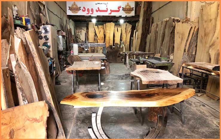 کارگاه نجاری برتر میزهای روستیک