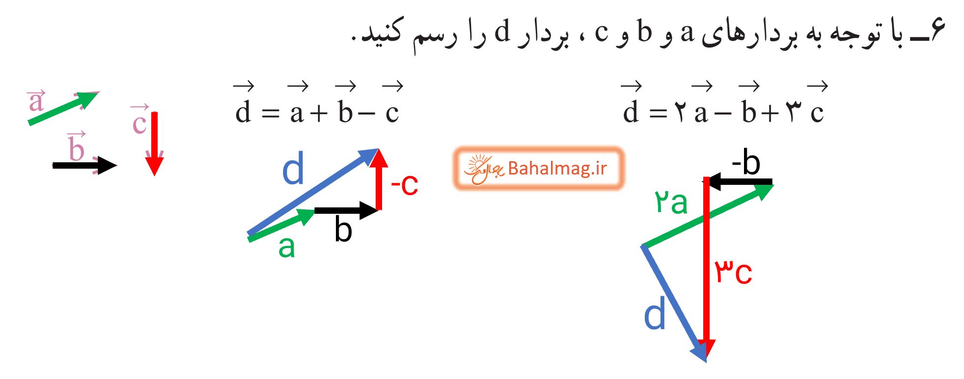 جواب تمرین صفحه 76 و 77 ریاضی هشتم قسمت 6