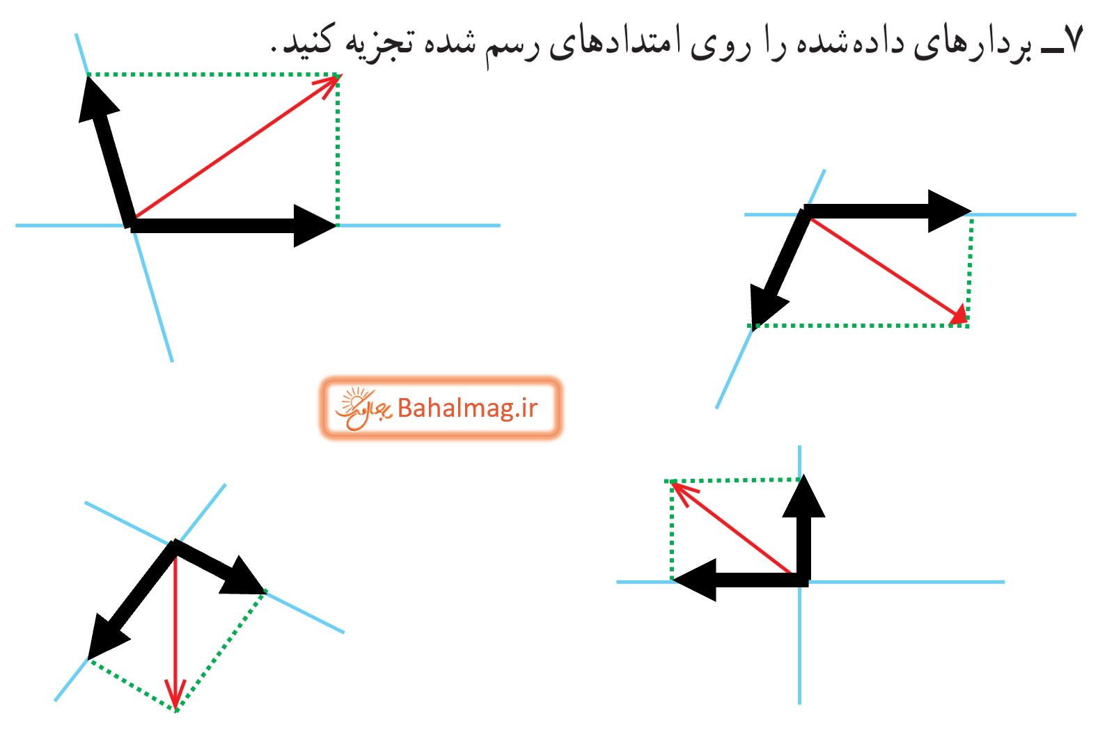 جواب تمرین صفحه 76 و 77 ریاضی هشتم قسمت 7