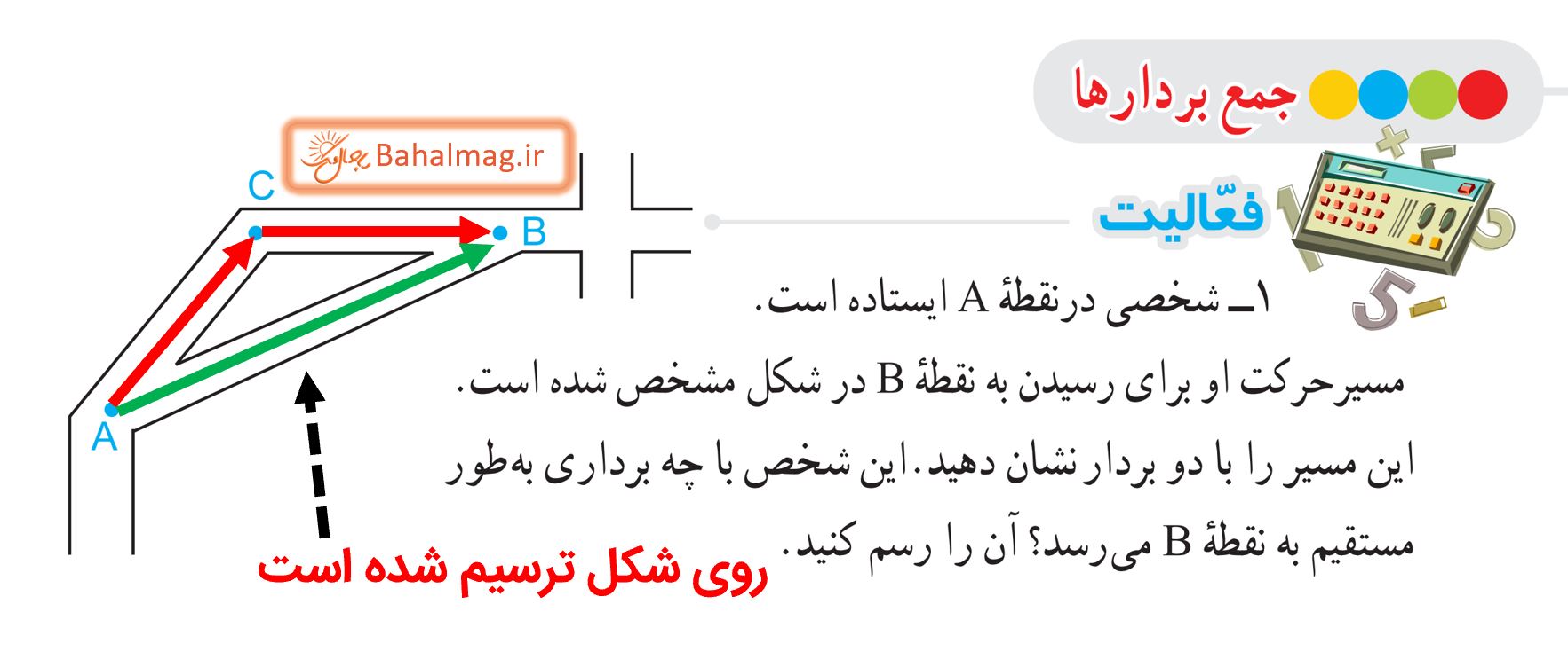 جواب فعالیت صفحه 70 ریاضی هشتم قسمت 1