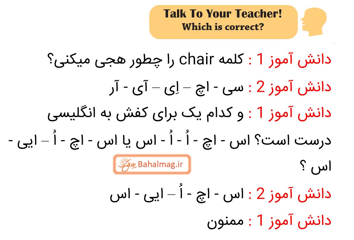 ترجمه spell and pronunciation درس 1 صفحه 15 زبان هشتم 2