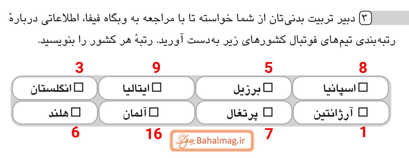 جواب ریدینگ صفحه 2 و 3 و 4 و 5 کتاب کار زبان هشتم قسمت 4