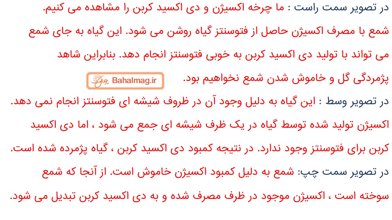 جواب صفحه 82 علوم ششم قسمت سوم