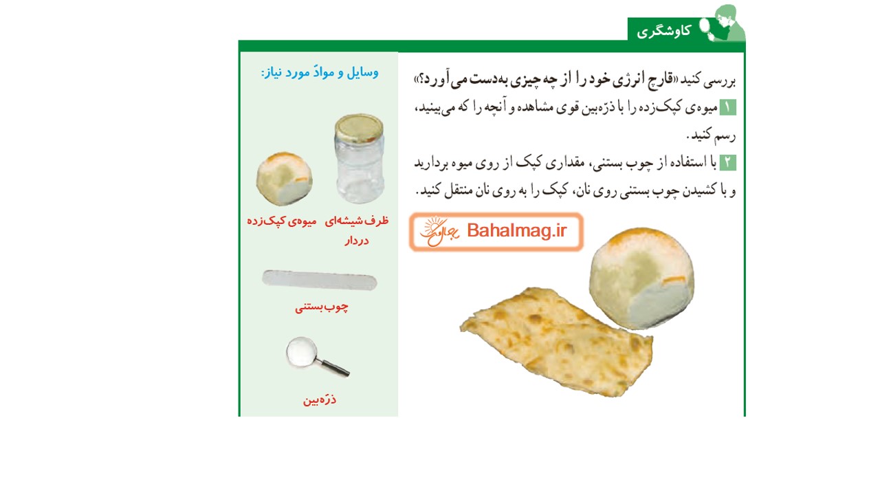 جواب صفحه 86 و 87 علوم ششم قسمت اول