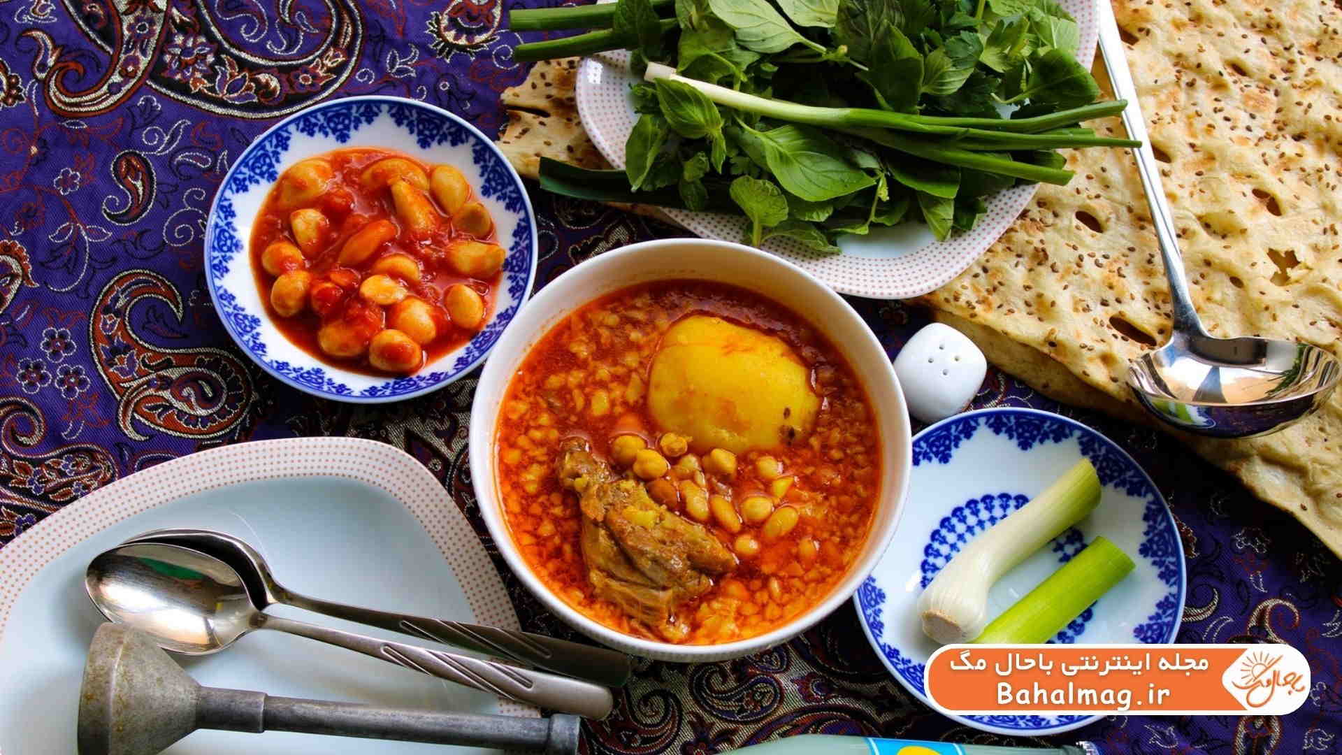 آبگوشت غذای پیشنهادی
