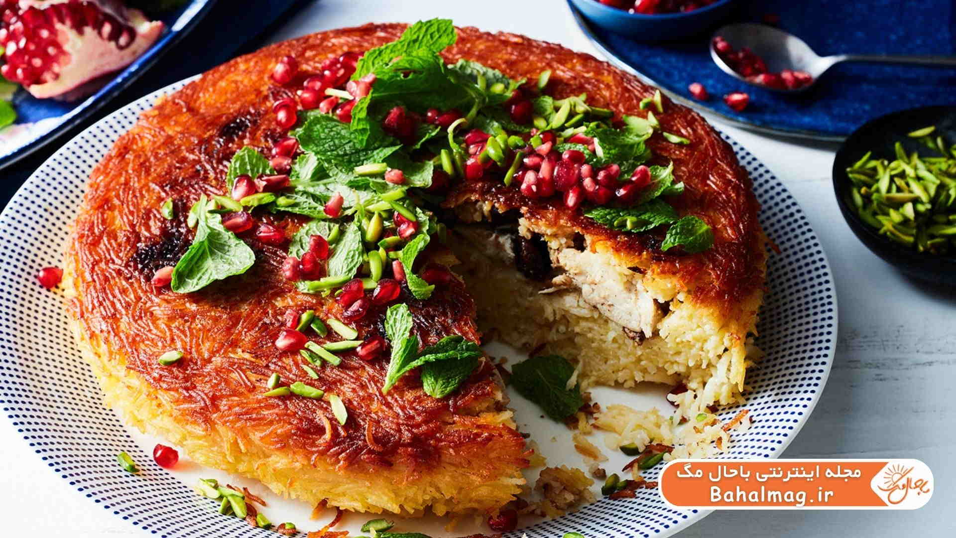 ته چین غذای پیشنهادی