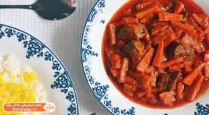 خورش هویج با برنج