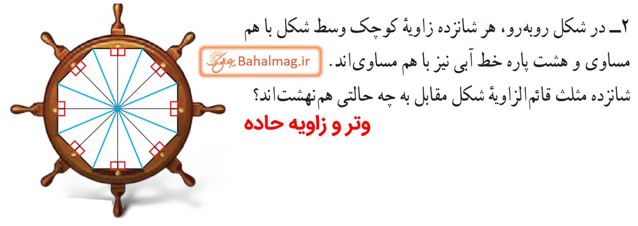 جواب کار در کلاس صفحه 97 ریاضی هشتم 2