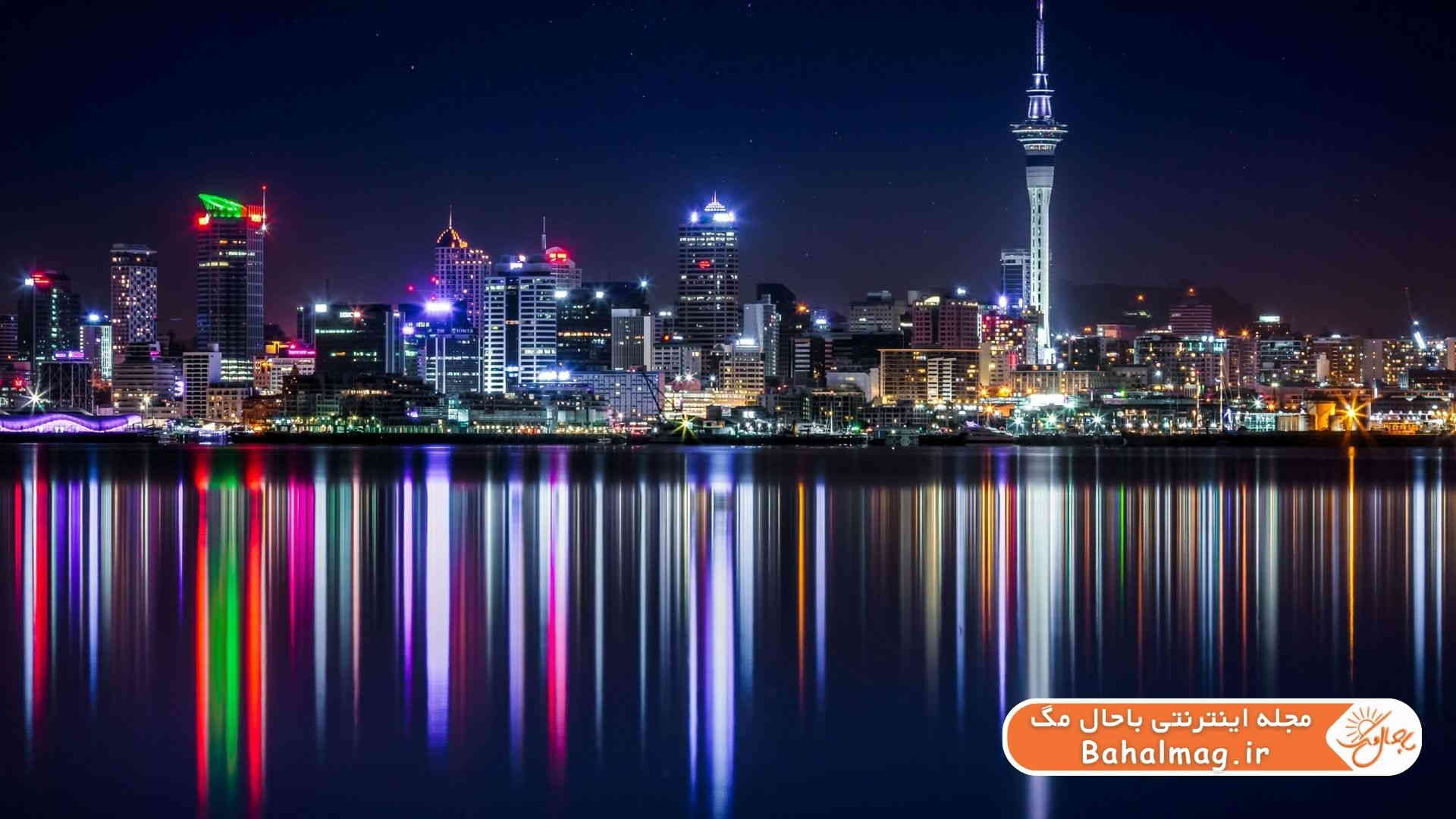 نمایی از شهر در کشور نیوزلند