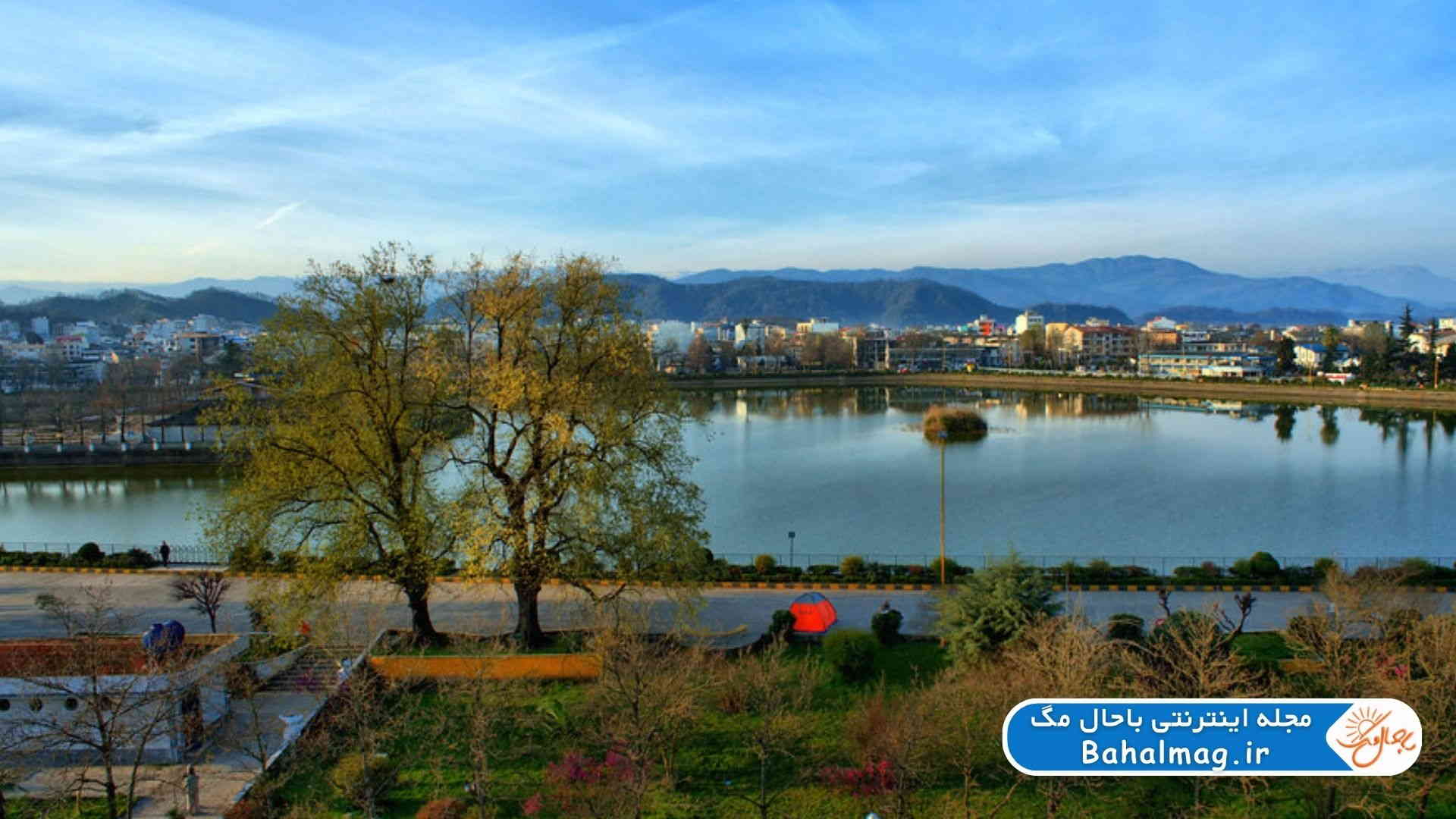 نمایی از شهر لنگرود